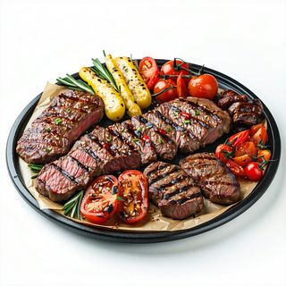 Bandeja De Carne A La Brasa
