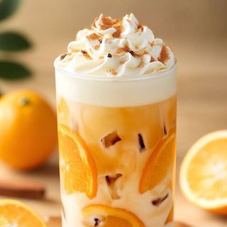 Лате ванільно-апельсинове