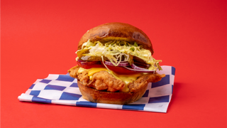 Honey-Mustard Chicken Burger