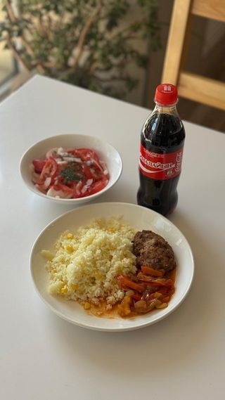 Комбо "Рис с котлетой"