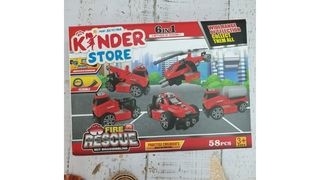 Конструктор пожарный 6в1 58 деталей