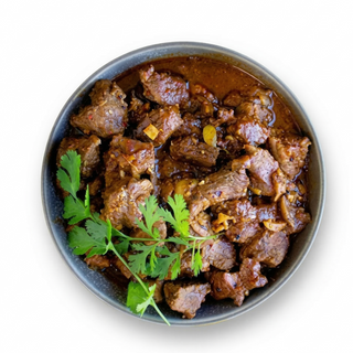 Ternera con saag