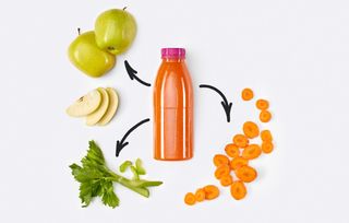 Фреш Морква, селера, яблуко (350мл)