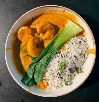 Curry amarillo de vegetales