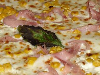 Panna prosciutto e mais