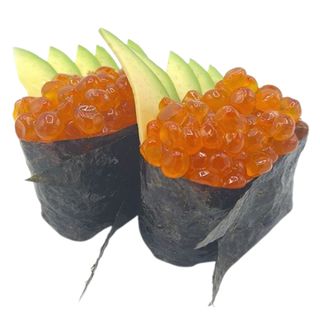 Ikura Con Huevo De Pescado Verde (2 Pzs.)