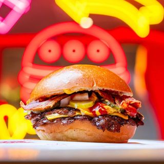 Bacon Cheese Burger Doble