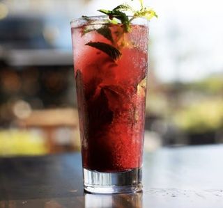 Мохито клюквенный