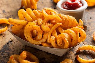 Curly chips