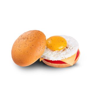 Бургер  з яловичиною та яйцем (250г)