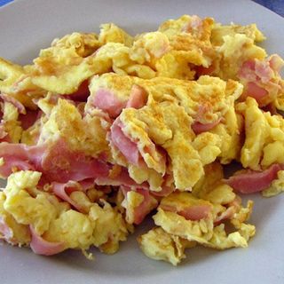 Huevos Revueltos Con Jamón
