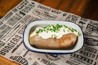 Jacket Potato with Sour Cream