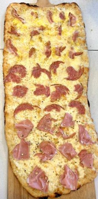 Pizza 1/3 di pala consigliata per una persona