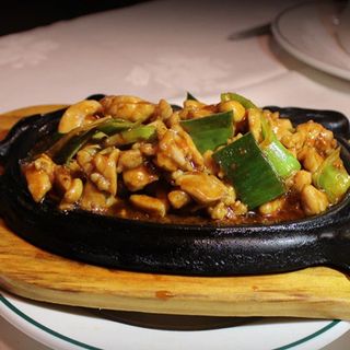 Pollo con puerros a la plancha