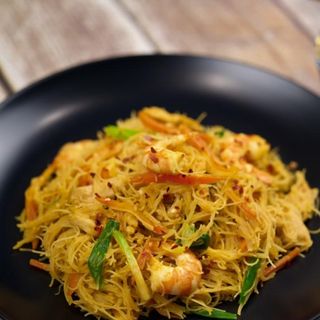 Fideos estilo Singapur