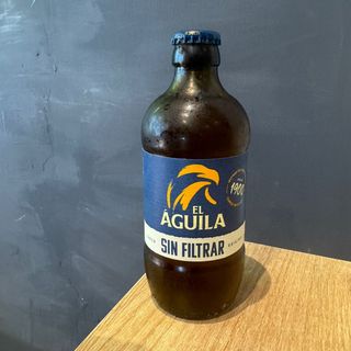 Cerveza El Águila sin filtrar 330 ml