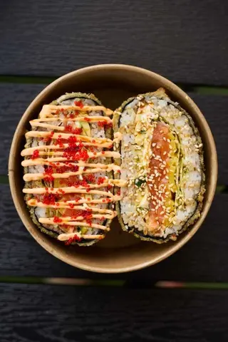 Sushi Burger z Łososiem