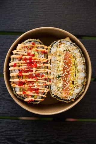 Sushi Burger z Łososiem
