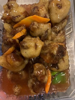 72. Патица в сладко кисел сос (750гр)