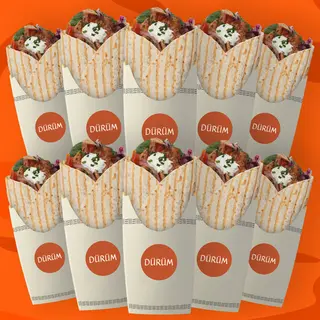 10 Wrap Durum au choix