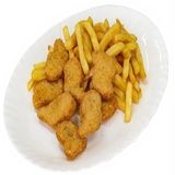Nughat de Pollo (12u) + Patatas Fritas