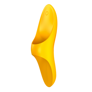 Satisfyer Teaser Amarillo Mini Vibrador Dedo Recargable 12 Modos
