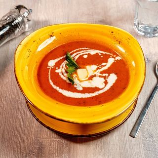 Post - Supă cremă de roșii cu crutoane - post