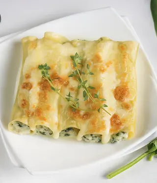 Canelones De Espinacas Y Ricotta