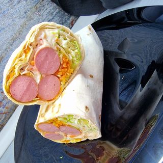 Хот-дог з трьома сосисками(550 гр)