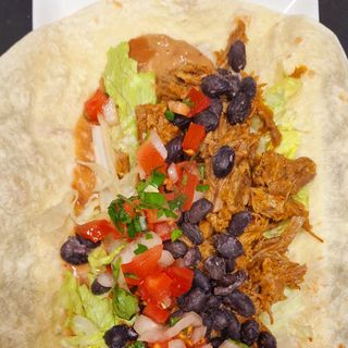 Burrito De Cerdo Mechado A Lo Sinaloa (30 Cm.)