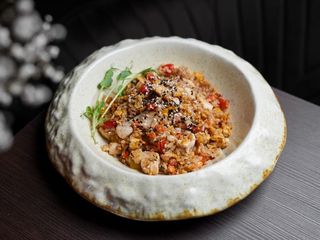 Смажений рис із куркою (350g)