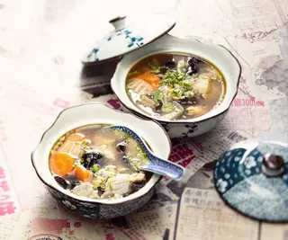 Soupe Champignons Noirs