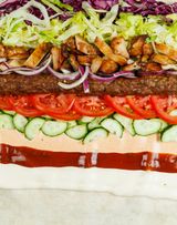 Мега Mix з куркою та телятиною кебаб (470г)