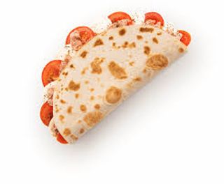 Piadina con tonno, cipolla, pomodoro fresco, insalata e mozzarella