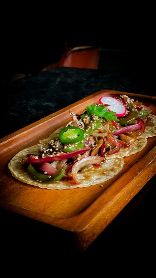 Taco de alambre de verduras (4 uds.)