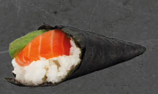 Sake temaki