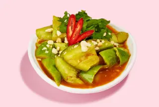 Smashed cucumbers