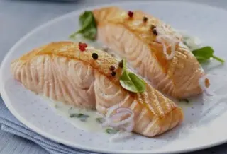 Filet Saumon À La Crème