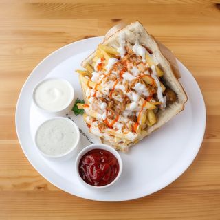 Kebab w bułce studencki