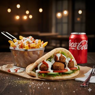 Menú Pita Falafel (4 Uds.)