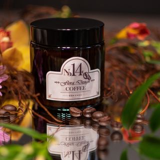 No.14 Cafea - Lumanare parfumata naturala handmade 150g, 10 zile