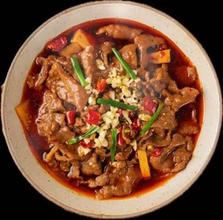 Zuppa piccante con manzo per 2 persone