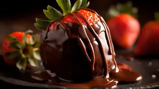 Fresas con chocolate dubái