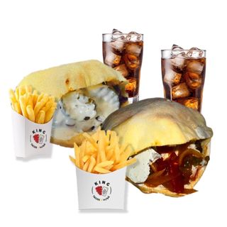 2 Menu Shawarma Kebab au choix