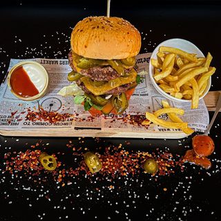 Mexican burger dublu 