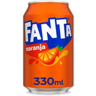 Fanta Naranja lata 330ml.