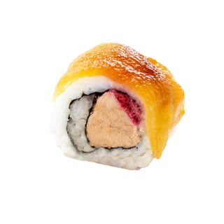 Uramaki de foie con frambuesa (8 uds.)