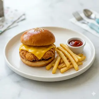 Chicken Cheeseburger Kids
