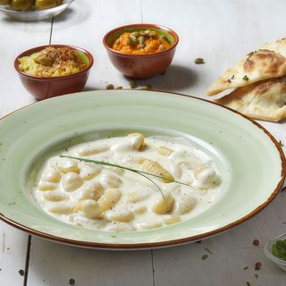 Gnocchi amb salsa de Formatge Scamorza