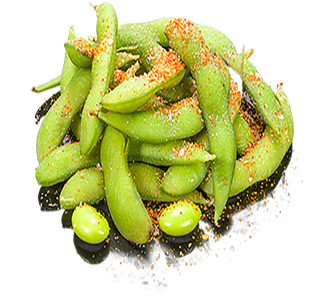 Едамаме с тогараши пипер